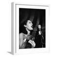 thumbnail image 1 of Art.com Billie Holiday (1915-1959) Giclee Print, White Frame Wall Art, 17" x 21", 1 of 5