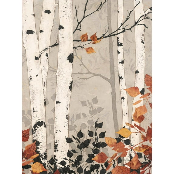 Art.com Birch Damask Art Print by Melissa Pluch, 24" x 32"