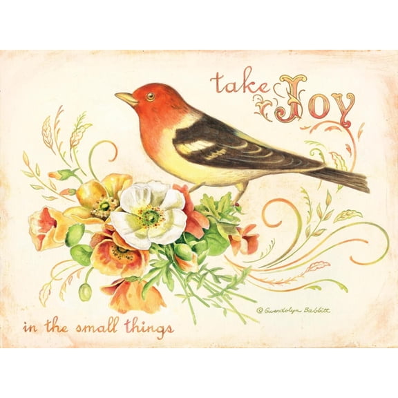 Art.com Bird Joy Art Print by Gwendolyn Babbitt, 24" x 18"