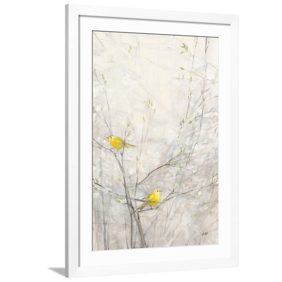 Art.com Birds in Trees II Art Print by Julia Purinton, White Frame Wall Art, 32" x 44"