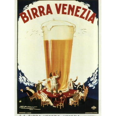 Art.com Birra Venezia Giclee Print, 18" x 24"