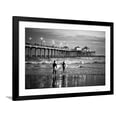 thumbnail image 1 of Art.com Black California Series - Huntington Beach Surf City Photographic Print by Philippe Hugonnard, Black Frame Wall Art, 44" x 32", 1 of 5