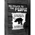 thumbnail image 1 of Art.com Black Panther Sign, 1970 Photo, 18" x 24", 1 of 4