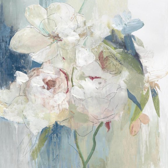 Art.com Blissful Peony I Art Print by PI Studio, 16" x 16"