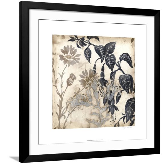 Art.com Bloom Shadows II Art Print by Megan Meagher, Black Frame Wall Art, 38" x 38"