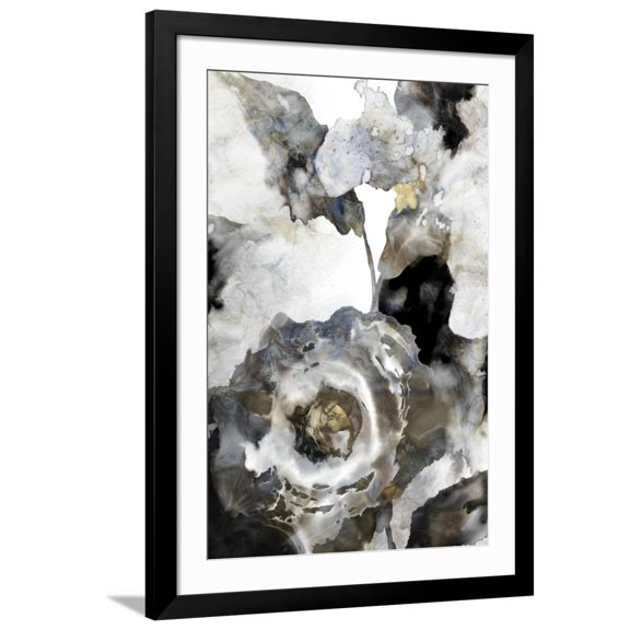 Art.com Blooming Ink Floral I Art Print by PI Studio, Black Frame Wall Art, 32" x 44"