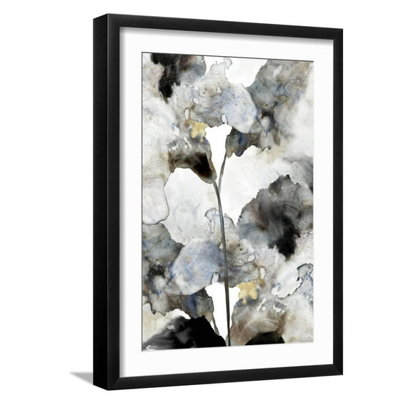 Art.com Blooming Ink Floral II Art Print by PI Studio, Black Frame Wall Art, 17" x 23"