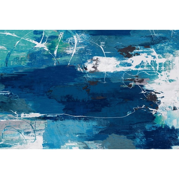 Art.com Blue Abstractions Art Print by PI Studio, 18" x 12"