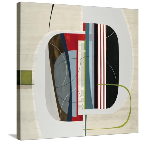 Art.com Blue Afternoon Stretched Canvas Print Wall Art by Randy Hibberd, 30" x 30"
