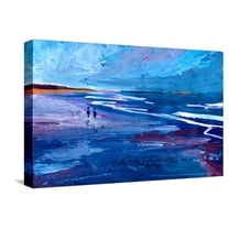 Art.com Blue Californian Seascape In Big Sur Stretched Canvas Print Wall Art by Markus Bleichner, 18" x 12"