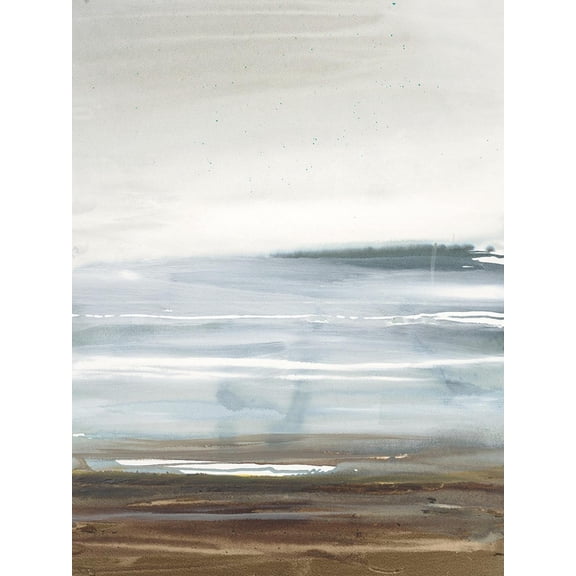 Art.com Blue Field Art Print by Lora Gold, 24" x 32"