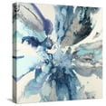 thumbnail image 1 of Art.com Blue Flower Explosion Stretched Canvas Print Wall Art by Randy Hibberd, 16" x 16", 1 of 4