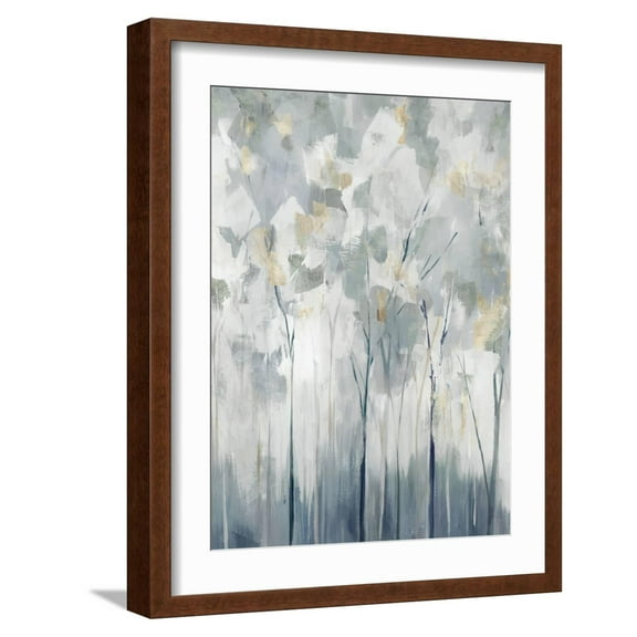 Art.com Blue Forest Adventure I Art Print by Ian C, Brown Frame Wall Art, 17" x 21"