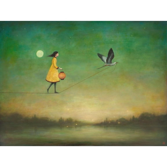 Art.com Blue Moon Expedition Art Print by Duy Huynh, 16" x 12"