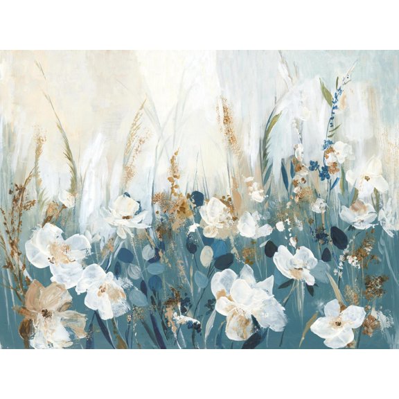 Art.com Blue Poppy Field Art Print by Allison Pearce, 24" x 18"