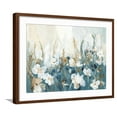 thumbnail image 1 of Art.com Blue Poppy Field Art Print by Allison Pearce, Brown Frame Wall Art, 29" x 23", 1 of 5