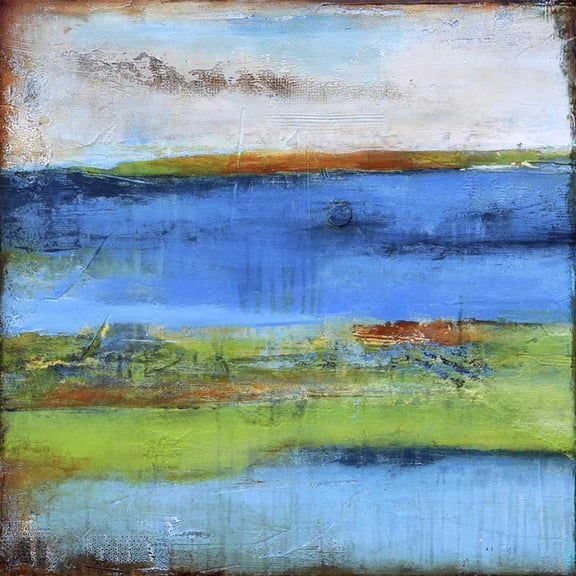 Art.com Blue Ridge Escape I Art Print by Erin Ashley, 16" x 16"
