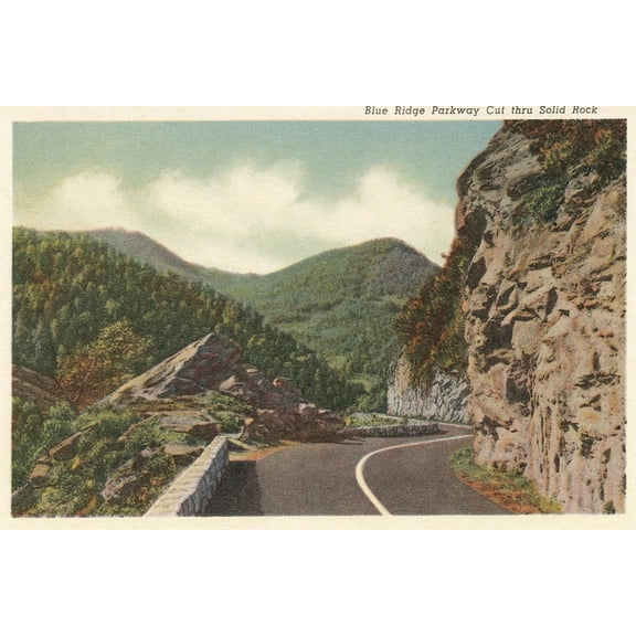Art.com Blue Ridge Parkway Art Print, 36" x 24"