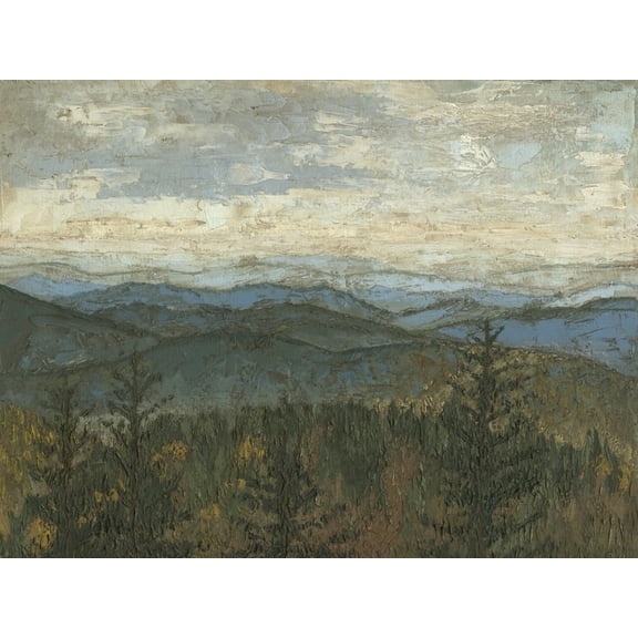 Art.com Blue Ridge View II Art Print by Megan Meagher, 16" x 12"