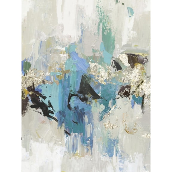 Art.com Blue Silver I Art Print by Tom Reeves, 18" x 24"