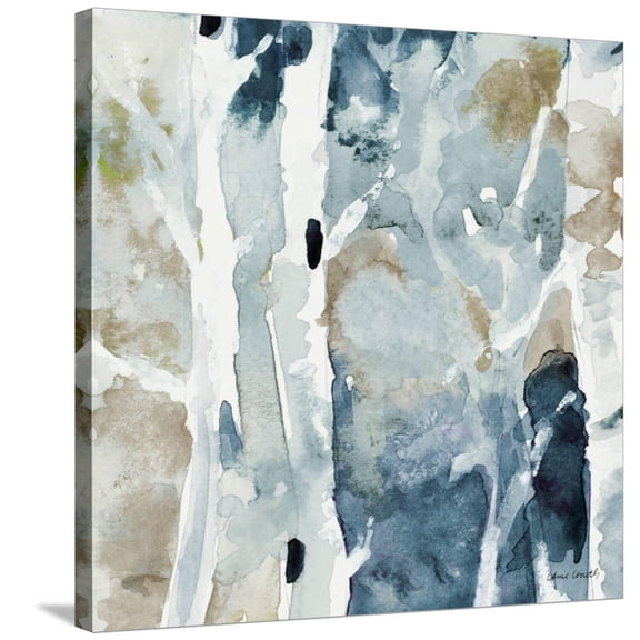 Art.com Blue Upon the Hill Square I Stretched Canvas Print Wall Art by Lanie Loreth, 30" x 30"