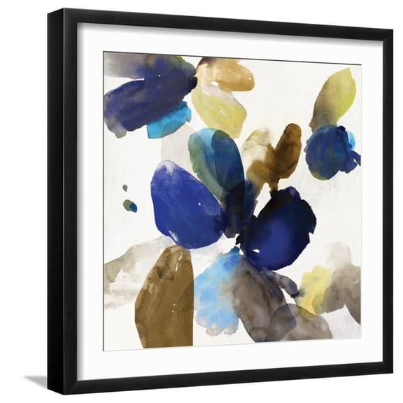 Art.com Blue Velvet I Art Print by Allison Pearce, Black Frame Wall Art, 21" x 21"