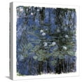 thumbnail image 1 of Art.com Blue Waterlilies Stretched Canvas Print Wall Art by Claude Monet, 16" x 16", 1 of 4
