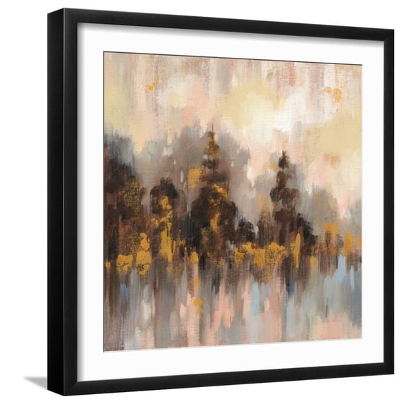 Art.com Blushing Forest II Art Print by Silvia Vassileva, Black Frame Wall Art, 21" x 21"