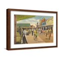 thumbnail image 1 of Art.com Boardwalk, Carolina Beach, North Carolina Art Print, Brown Frame Wall Art, 23" x 17", 1 of 5