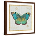 thumbnail image 1 of Art.com Bohemian Wings Butterfly VA Art Print by Daphne Brissonnet, Brown Frame Wall Art, 21" x 21", 1 of 5