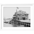 thumbnail image 1 of Art.com Boston Yacht Club, Marblehead, Mass. Photo, White Frame Wall Art, 40" x 32", 1 of 4