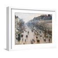 thumbnail image 1 of Art.com Boulevard Montmartre on Winter Morning, by Camille Pissarro, 1897, French Impressionist Oil Paintin Art Print, White Frame Wall Art, 21" x 17", 1 of 5