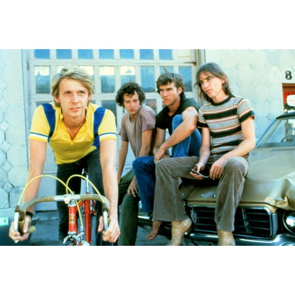 Art.com Breaking Away, Dennis Christopher, Daniel Stern, Dennis Quaid, Jackie Earle Haley, 1979 Premium Photographic Print, 18" x 12"
