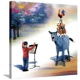 thumbnail image 1 of Art.com Bremen Musicians Stretched Canvas Print Wall Art by Nancy Tillman, 30" x 30", 1 of 4