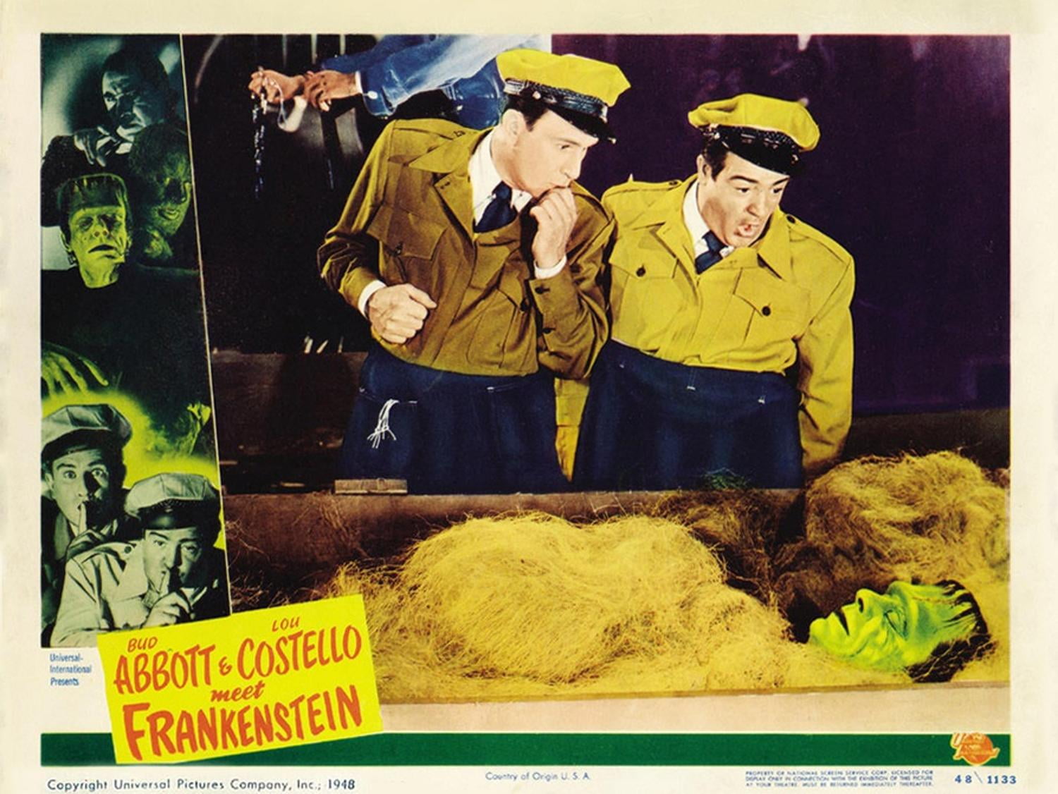 Bud Abbott Lou Costello Meet Frankenstein 1948 Canvas Art Print