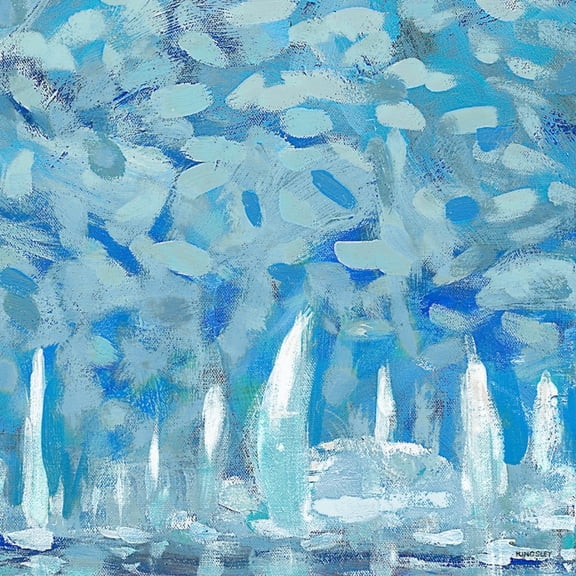 Art.com By the Pier II Art Print by Kingsley, 16" x 16"