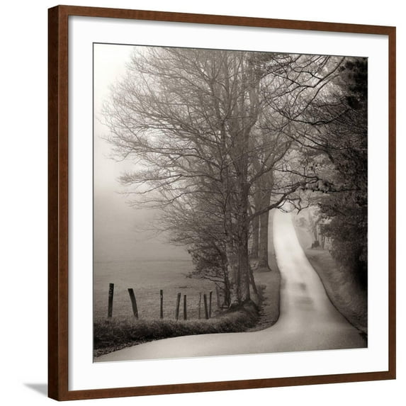 Art.com Cades Cove Photographic Print by Nicholas Bell, Brown Frame Wall Art, 29" x 29"