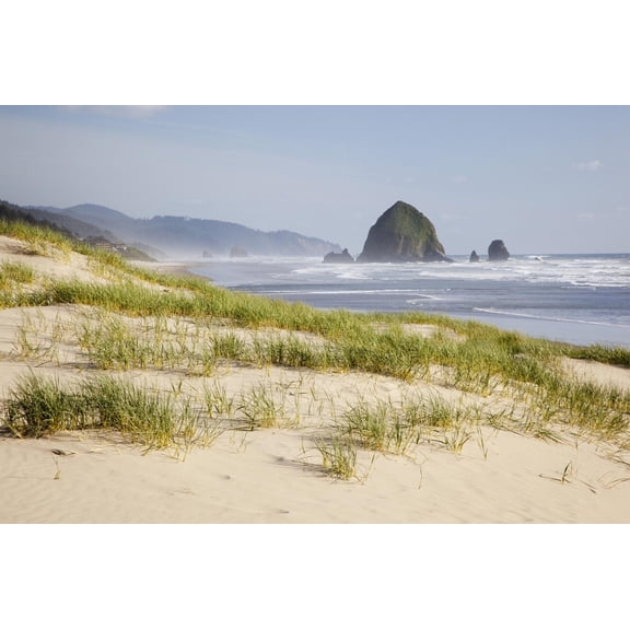 Art.com Cannon Beach and Haystack Rock, Oregon, USA Photographic Print by Jamie & Judy Wild, 18" x 12"