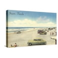 thumbnail image 1 of Art.com Cars on Beach, Stuart, Florida Stretched Canvas Print Wall Art, 24" x 16", 1 of 4