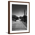 thumbnail image 1 of Art.com Cart Path on Desert Golf Course Arizona Photo, Brown Frame Wall Art, 21" x 29", 1 of 5