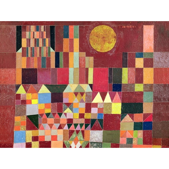 Art.com Castle and Sun Giclee Print by Paul Klee, 16" x 12"