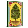thumbnail image 1 of Art.com Cedar of Lebanon, Arabic Script Stretched Canvas Print Wall Art, 16" x 24", 1 of 4