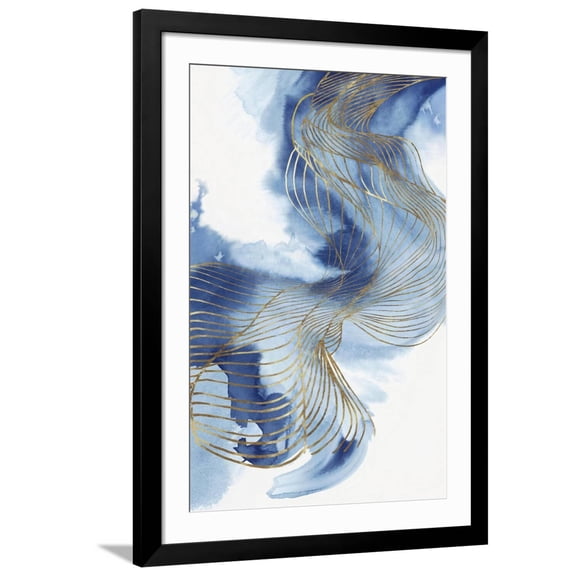 Art.com Celestial Blue I Art Print by PI Studio, Black Frame Wall Art, 32" x 44"