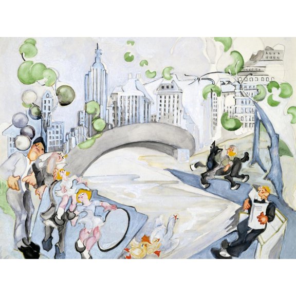 Art.com Central Park Art Print by Zelda Fitzgerald, 24" x 18"