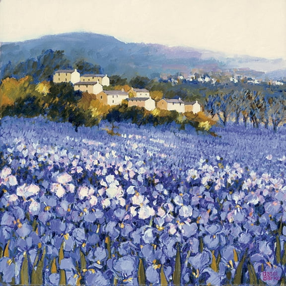 Art.com Champs D'Iris, Provence Art Print by Hazel Barker, 16" x 16"