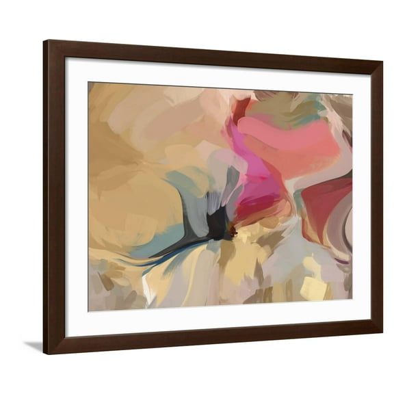 Art.com Charming Blend III Art Print by Irena Orlov, Brown Frame Wall Art, 40" x 32"