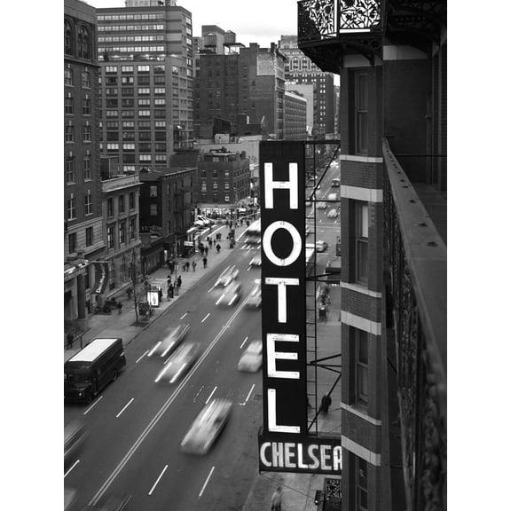 Art.com Chelsea Black and White Photographic Print by Chris Bliss, 12" x 16"