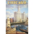 thumbnail image 1 of Art.com Chicago Art Print by Kerne Erickson, 24" x 36", 1 of 4