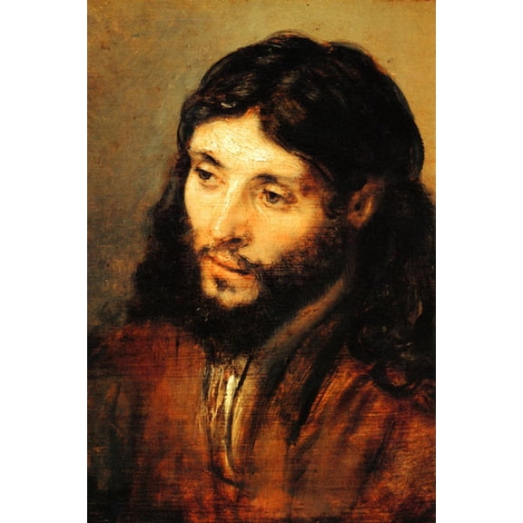 Art.com Christ by Rembrandt Art Print by Rembrandt van Rijn, 16" x 24"