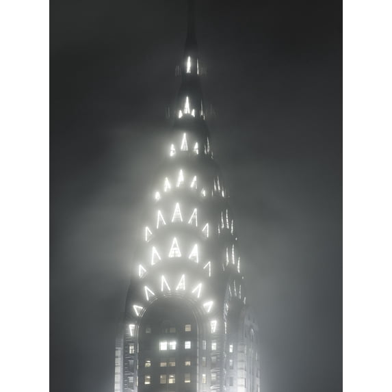 Art.com Chrysler Building, Midtown, Manhattan, New York City, USA Photographic Print by Jon Arnold, 12" x 16"